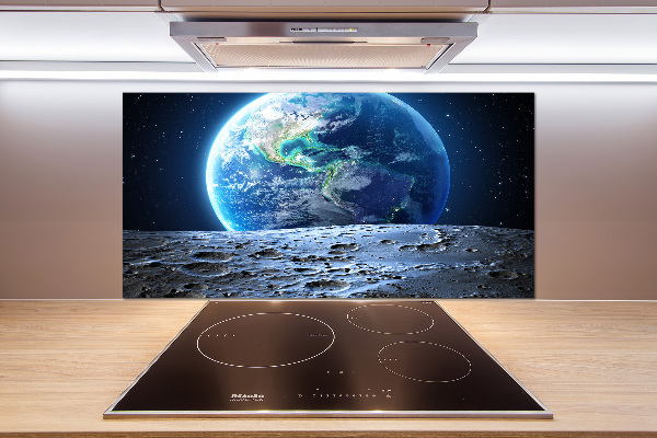 Cooker splashback Planet Earth