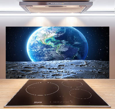 Cooker splashback Planet Earth