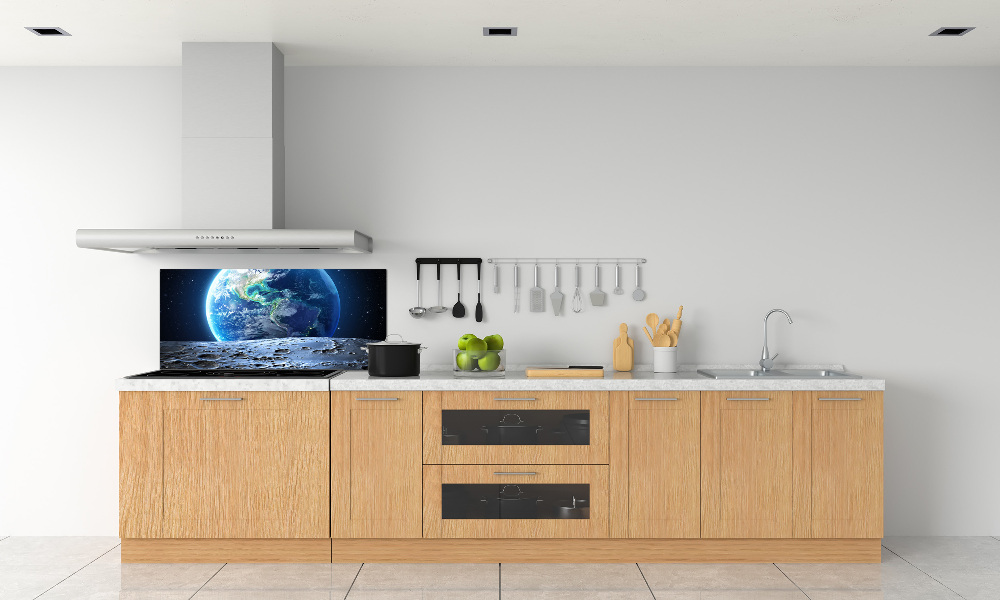 Cooker splashback Planet Earth