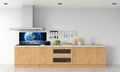 Cooker splashback Planet Earth