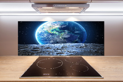 Cooker splashback Planet Earth