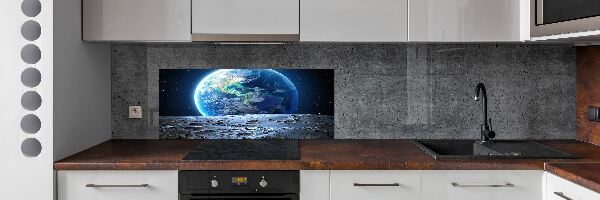 Cooker splashback Planet Earth