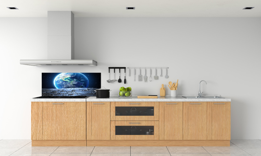 Cooker splashback Planet Earth