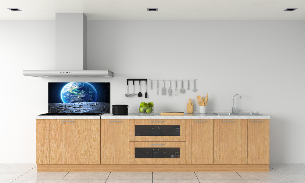 Cooker splashback Planet Earth