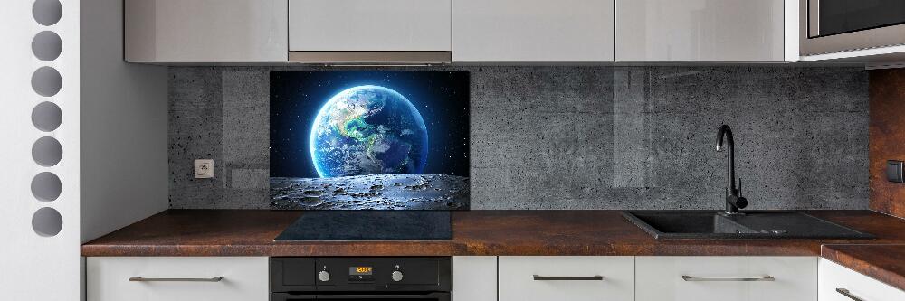 Cooker splashback Planet Earth