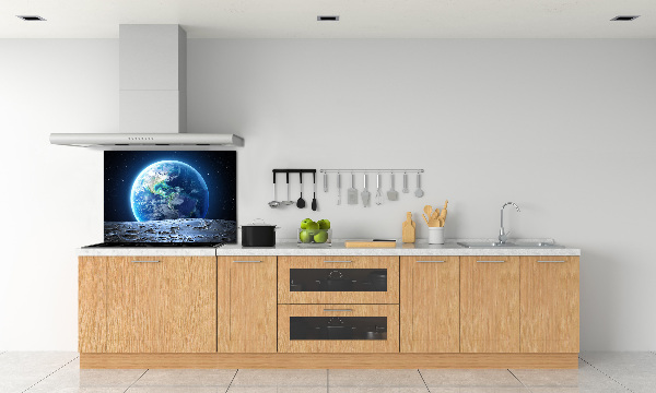 Cooker splashback Planet Earth