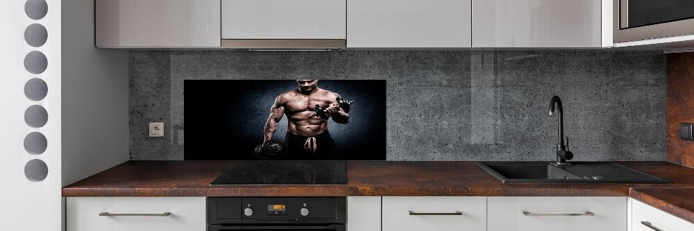 Cooker splashback Muscle structure