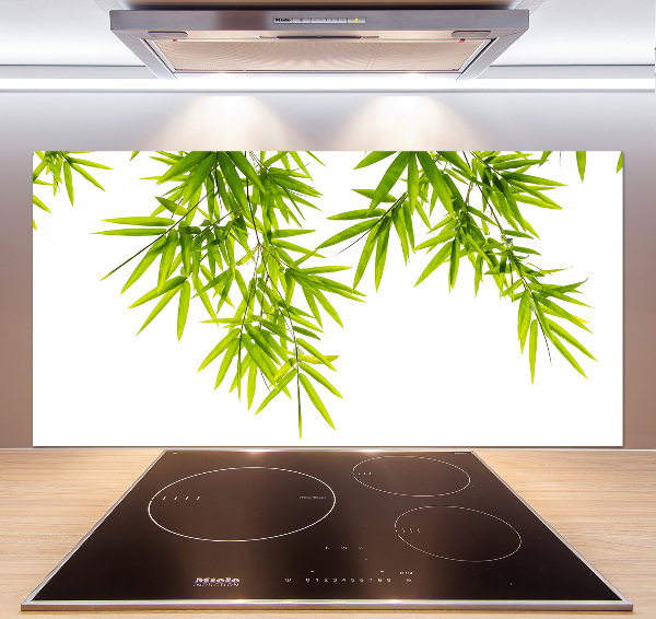 Kitchen splashback Bamboo leaves