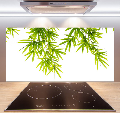 Kitchen splashback Bamboo leaves