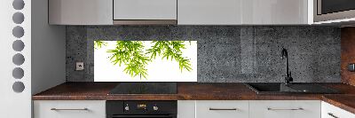 Kitchen splashback Bamboo leaves