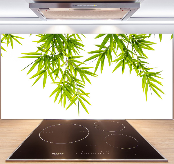 Kitchen splashback Bamboo leaves