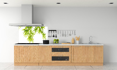 Kitchen splashback Bamboo leaves