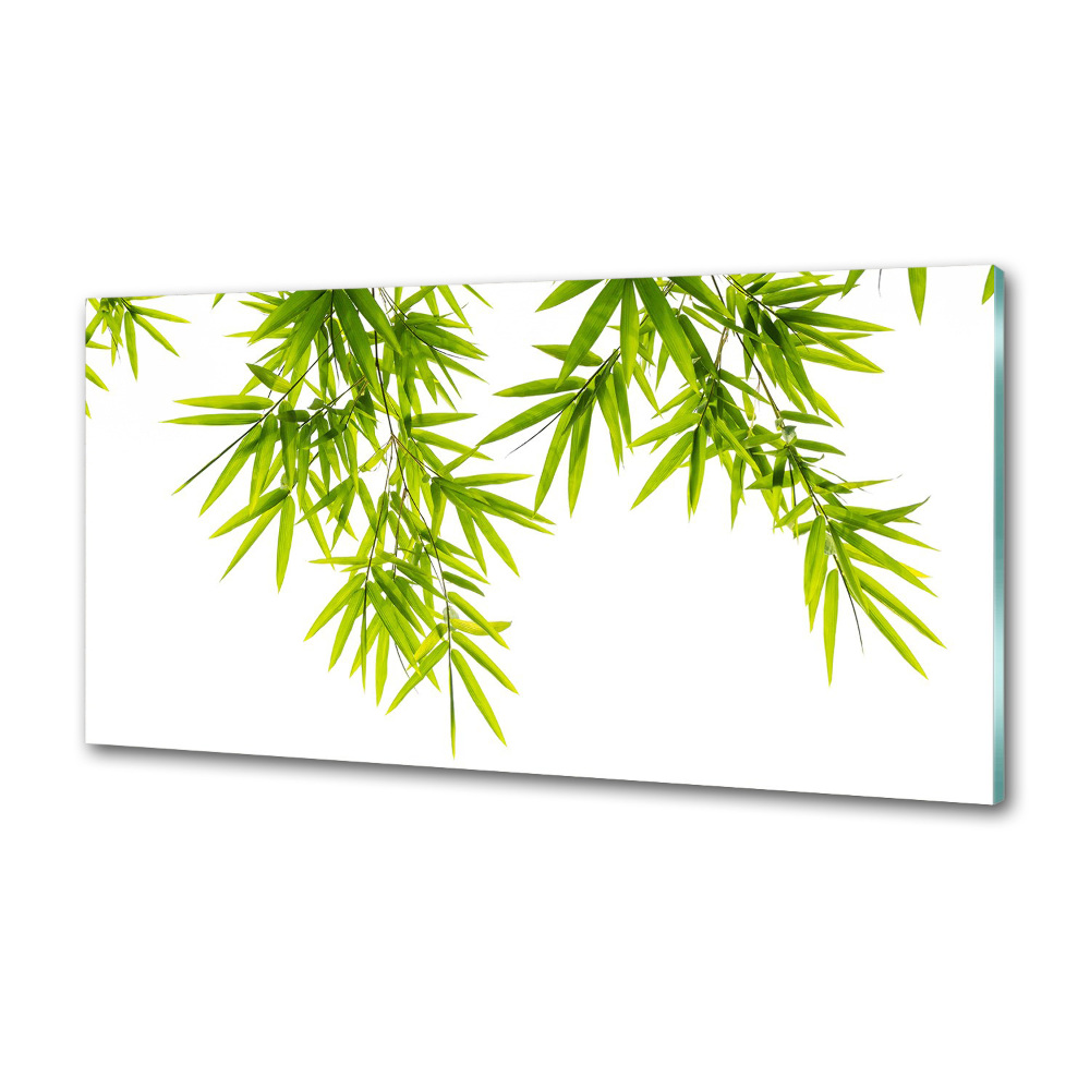 Kitchen splashback Bamboo leaves