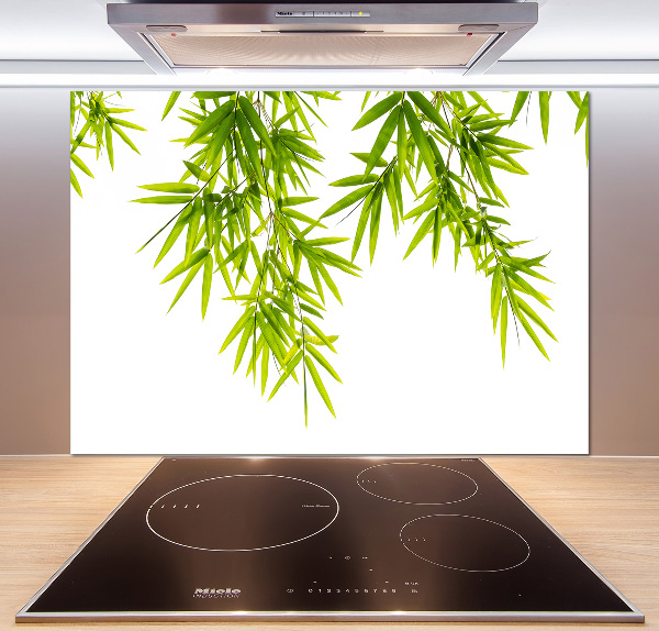 Kitchen splashback Bamboo leaves