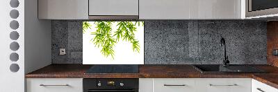 Kitchen splashback Bamboo leaves