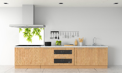 Kitchen splashback Bamboo leaves