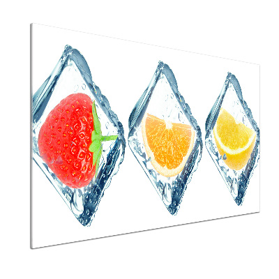 Cooker splashback Fruit in cubes