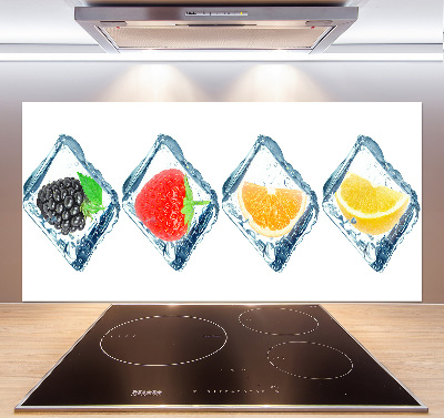 Cooker splashback Fruit in cubes