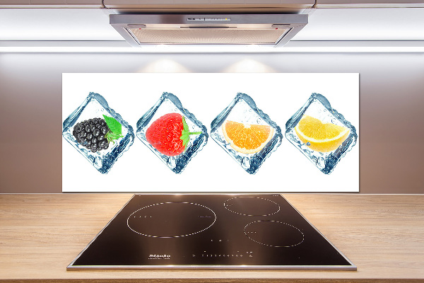 Cooker splashback Fruit in cubes