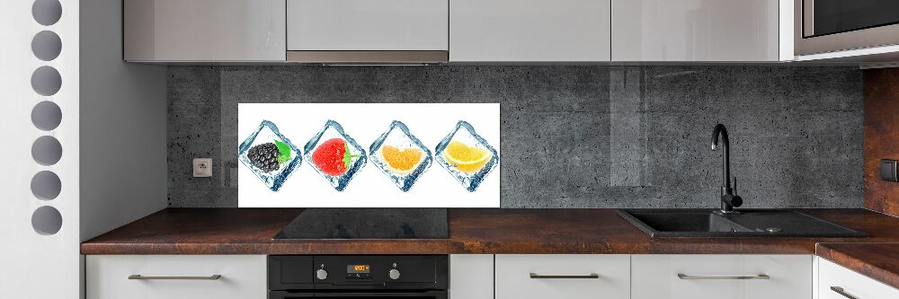 Cooker splashback Fruit in cubes