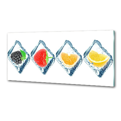 Cooker splashback Fruit in cubes