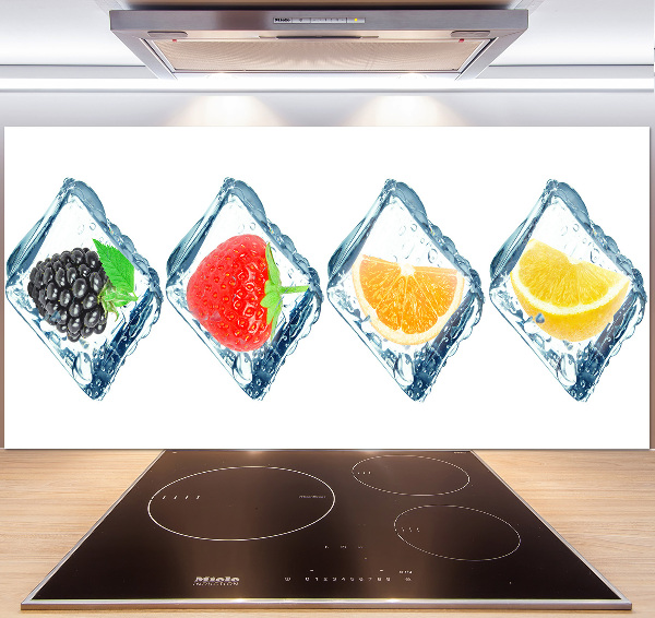 Cooker splashback Fruit in cubes