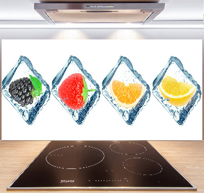 Cooker splashback Fruit in cubes