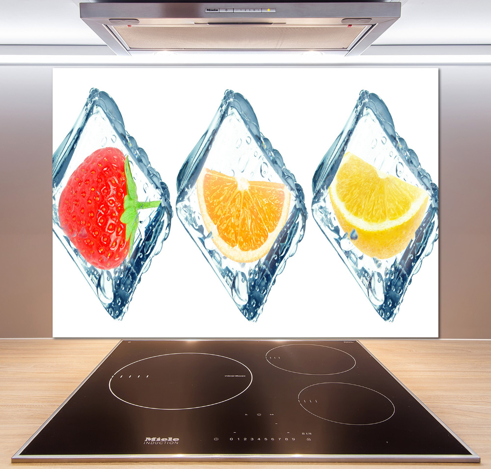 Cooker splashback Fruit in cubes