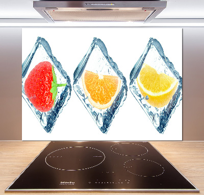 Cooker splashback Fruit in cubes