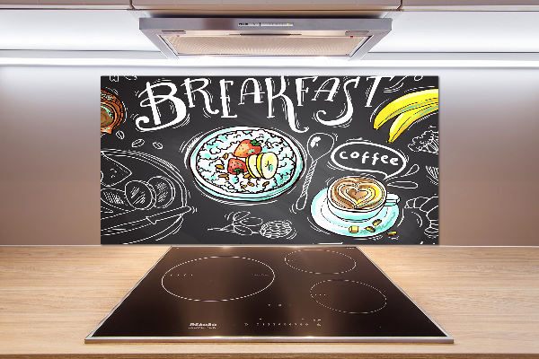 Cooker splashback Breakfast