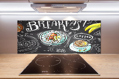 Cooker splashback Breakfast