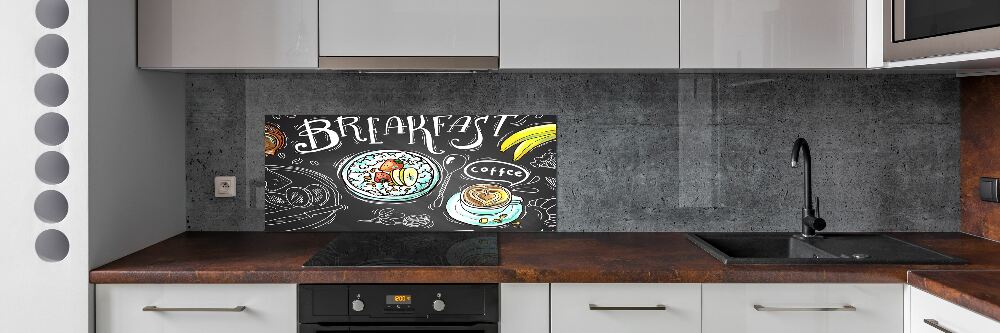 Cooker splashback Breakfast