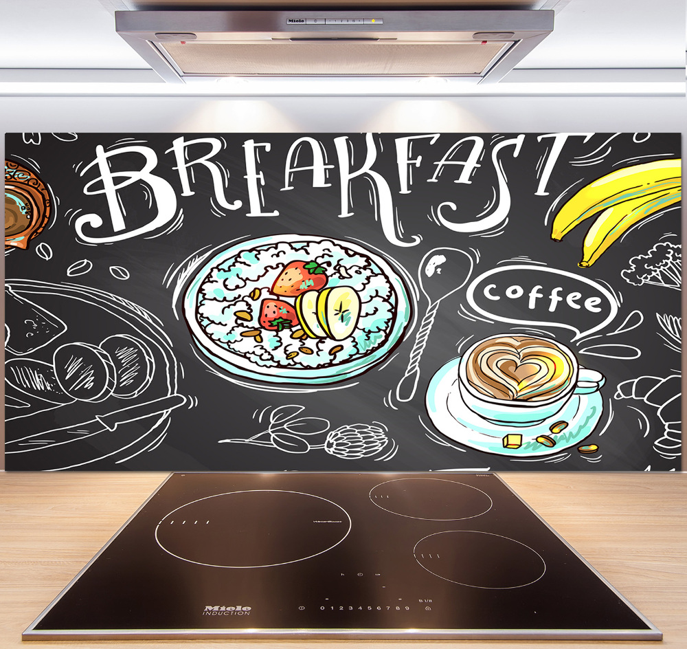 Cooker splashback Breakfast