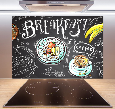 Cooker splashback Breakfast