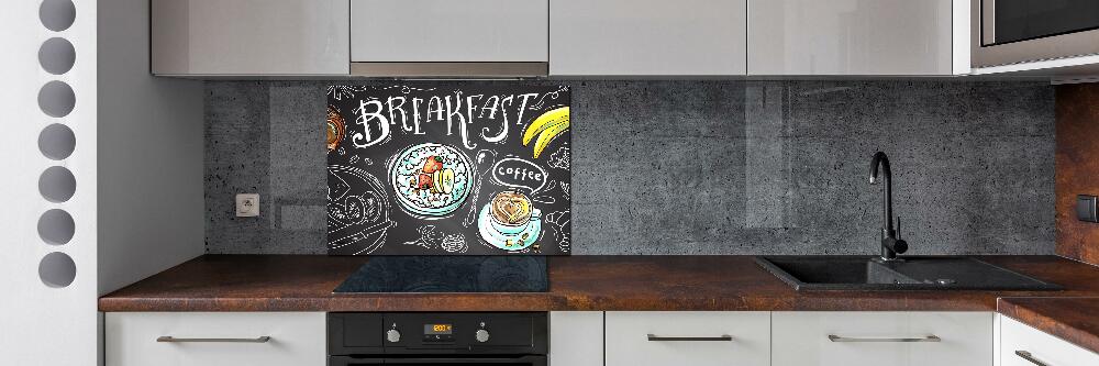 Cooker splashback Breakfast