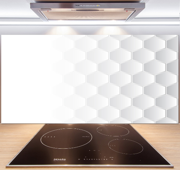 Kitchen splashback Background hexagon