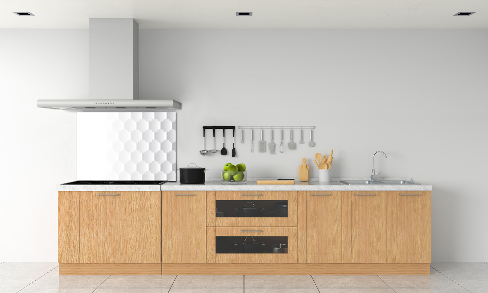 Kitchen splashback Background hexagon