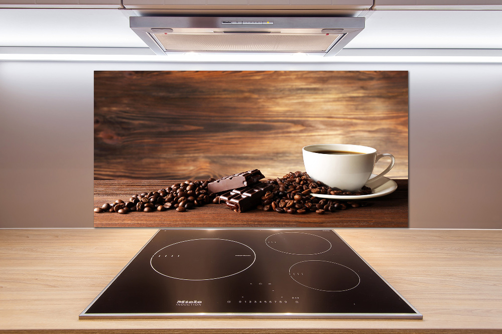 Cooker splashback Coffee and chocolate