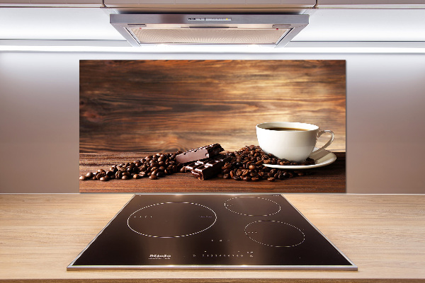 Cooker splashback Coffee and chocolate