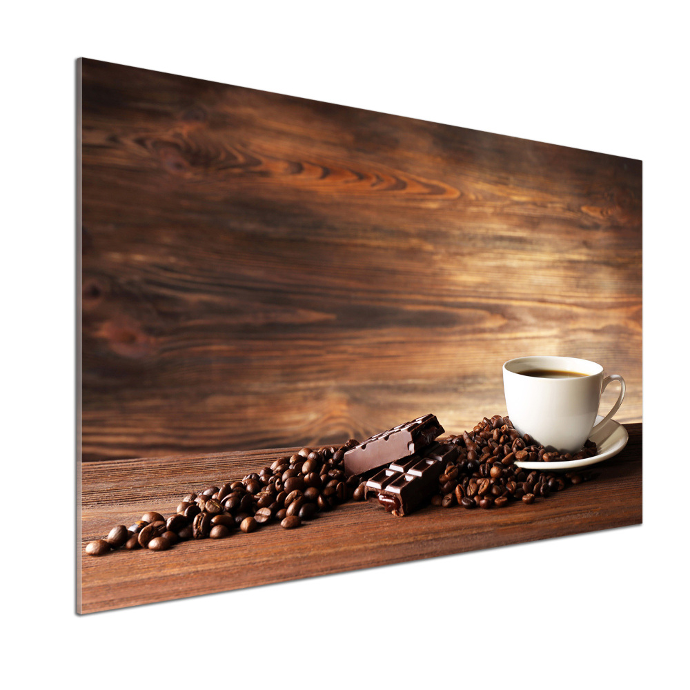 Cooker splashback Coffee and chocolate