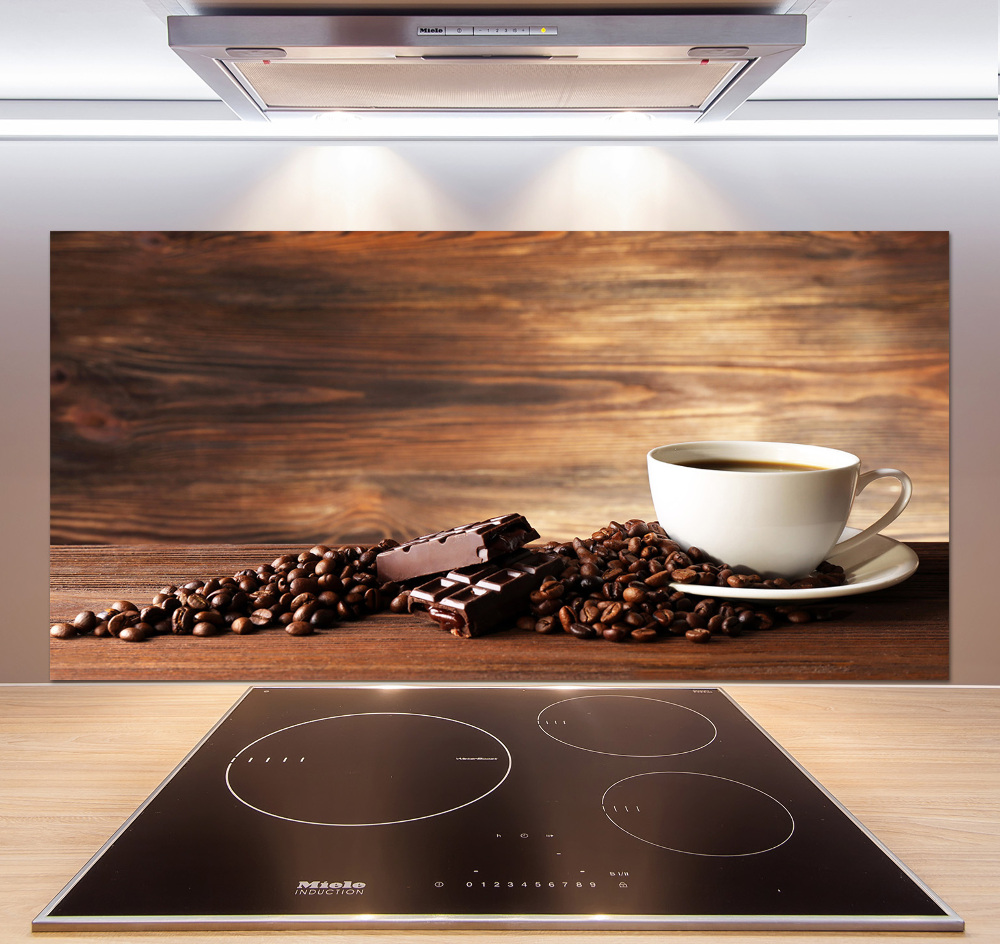 Cooker splashback Coffee and chocolate