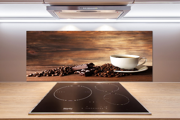 Cooker splashback Coffee and chocolate