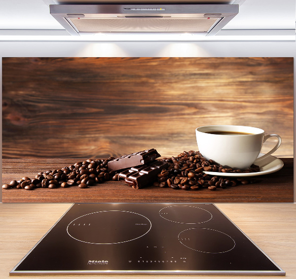 Cooker splashback Coffee and chocolate