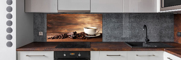 Cooker splashback Coffee and chocolate