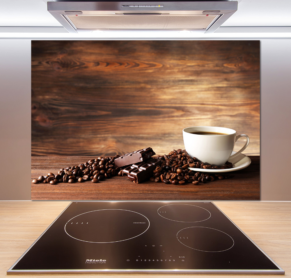 Cooker splashback Coffee and chocolate