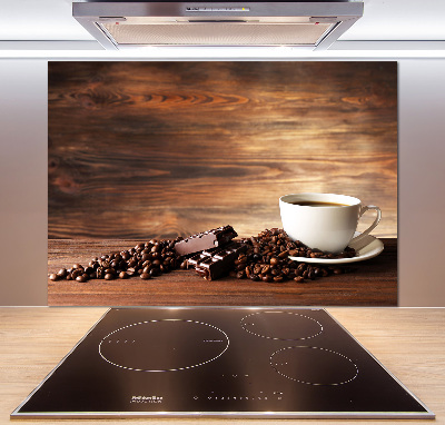 Cooker splashback Coffee and chocolate