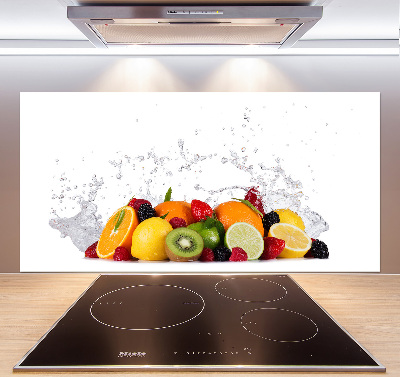 Cooker splashback Fruit and water