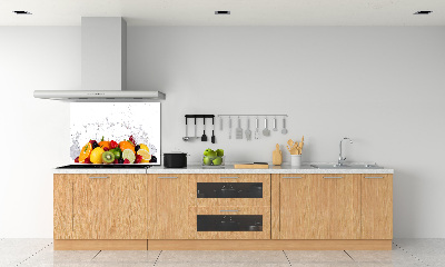 Cooker splashback Fruit and water