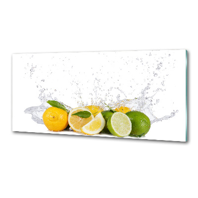 Cooker splashback Citruses and water