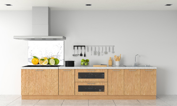 Cooker splashback Citruses and water